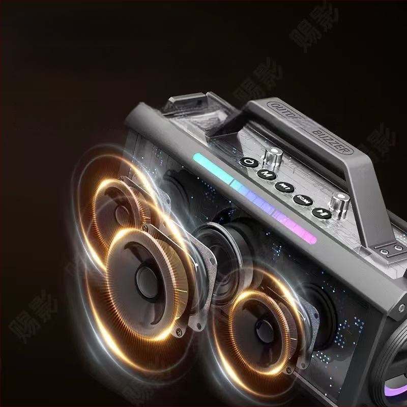 A22 Bluetooth Karaoke Zvučnik za vanjsku upotrebu, 60W, prenosni, visok volumen, dugotrajna baterija