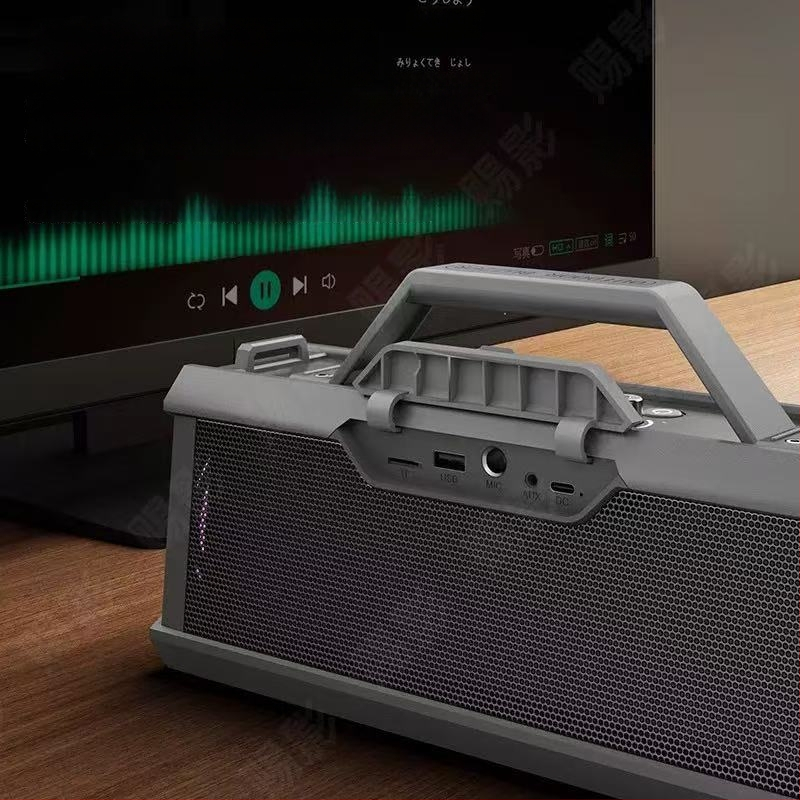 A22 Bluetooth Karaoke Zvučnik za vanjsku upotrebu, 60W, prenosni, visok volumen, dugotrajna baterija