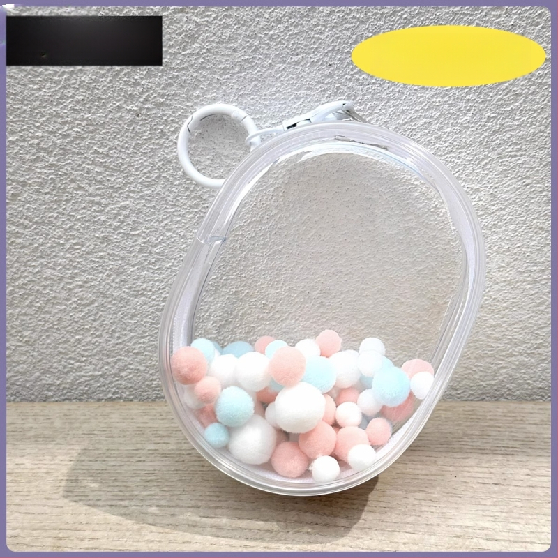 Prozirna PVC torbica za prikazivanje i pohranjivanje malih lutaka (10–20 cm) – prašinu štiti, viseći organizator