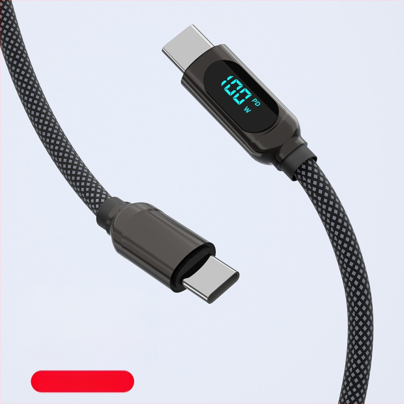 PD podatkovni kabel s Lightning i Type-C, 66W brzo punjenje, digitalni zaslon, duljina 1–2 m