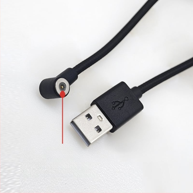 Prilagođeni magnetski kabel za napajanje od 7 mm s USB/Pogopin kutnim priključkom za pametnu šalicu