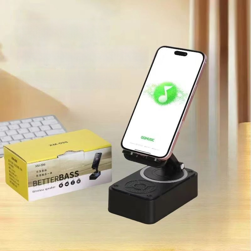 Stolni držač za livestream s Bluetooth zvučnikom i ugrađenom baterijom – 4-u-1 za mobilne telefone