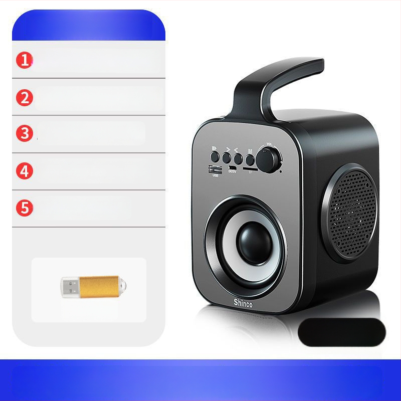 L1 Bluetooth zvučnik s bežičnim subwooferom i tri zvučnika, novi model za ples na trgu, glasno, visokokvalitetan zvuk