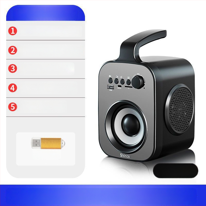 L1 Bluetooth zvučnik s bežičnim subwooferom i tri zvučnika, novi model za ples na trgu, glasno, visokokvalitetan zvuk