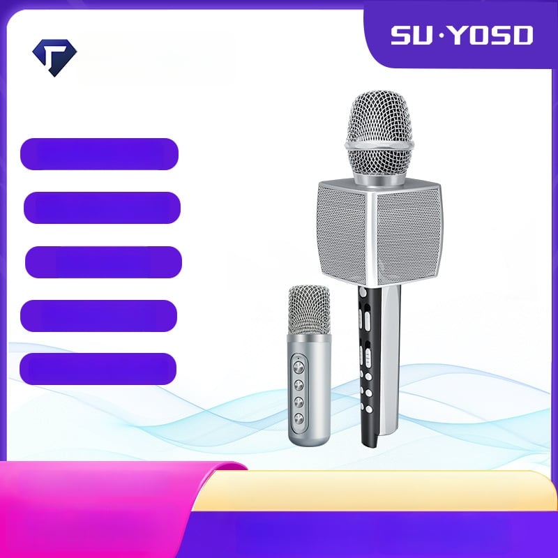 Sve-u-jednom mikrofon i zvučnik za kućne live prijenose, bežični Bluetooth karaoke s mobitelom, model Ys-98
