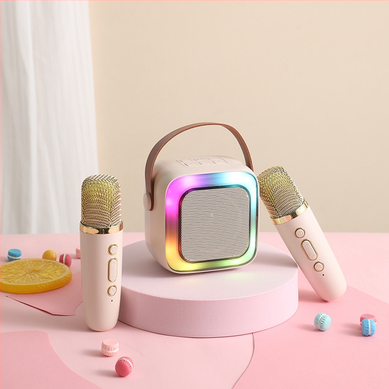 Mini bežični Bluetooth karaoke mikrofon i zvučnik za kućno korištenje, za obitelj i djecu