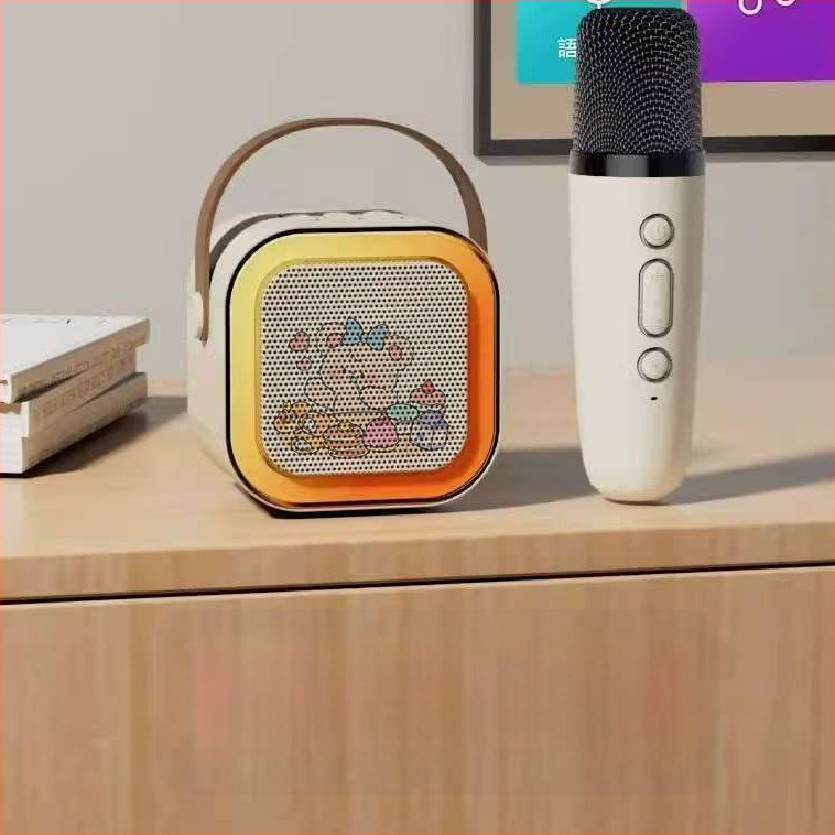 K12 Bluetooth All-in-One Karaoke zvučnik, prijenosni mini bežični vanjski zvučnik s prilagođenim uzorkom