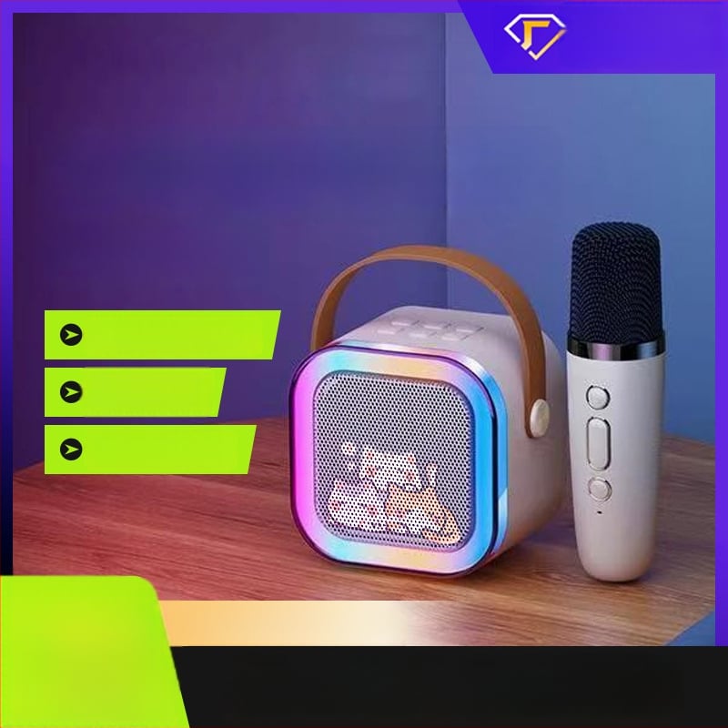 K12 Bluetooth All-in-One Karaoke zvučnik, prijenosni mini bežični vanjski zvučnik s prilagođenim uzorkom