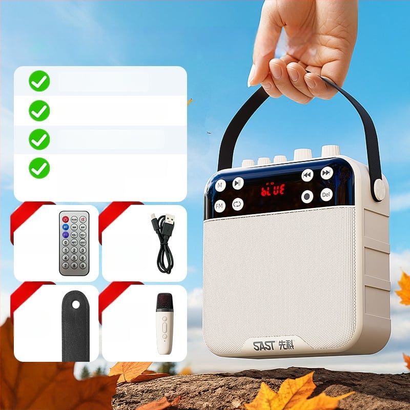 K29 Bluetooth zvučnik sa snimanjem za vanjski ples, 20W, BT 5.0, baterija 2000–4000 mAh, frekvencijski raspon 100 Hz–20 kHz, SNR ≥75 dB