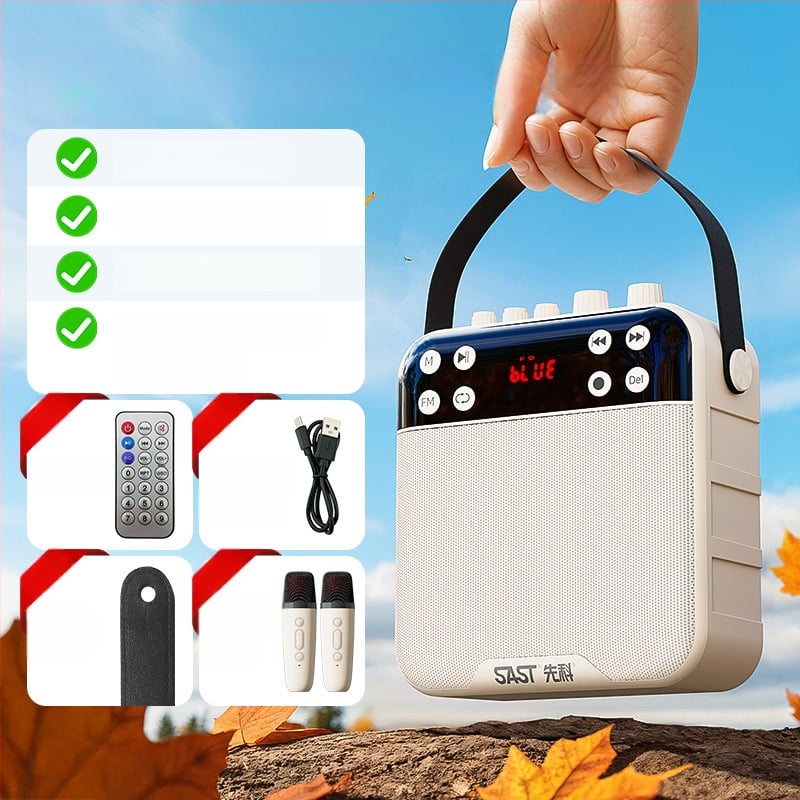 K29 Bluetooth zvučnik sa snimanjem za vanjski ples, 20W, BT 5.0, baterija 2000–4000 mAh, frekvencijski raspon 100 Hz–20 kHz, SNR ≥75 dB