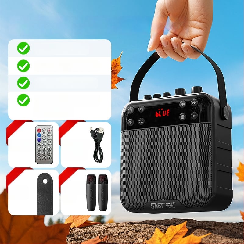 K29 Bluetooth zvučnik sa snimanjem za vanjski ples, 20W, BT 5.0, baterija 2000–4000 mAh, frekvencijski raspon 100 Hz–20 kHz, SNR ≥75 dB