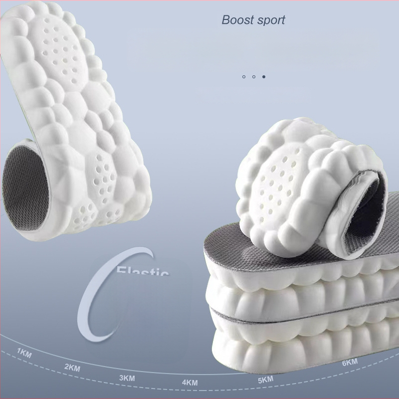 PU cijela uložak za tenisice – antibakterijski, protiv mirisa, prozračan, upija znoj, visoka elastičnost, ublažavanje udaraca, unisex, 4D Cloud tehnologija