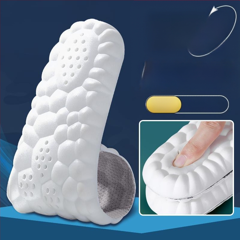 PU cijela uložak za tenisice – antibakterijski, protiv mirisa, prozračan, upija znoj, visoka elastičnost, ublažavanje udaraca, unisex, 4D Cloud tehnologija