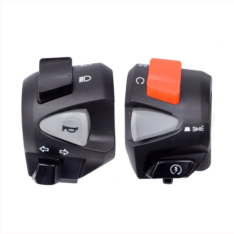Διπλός διακόπτης για μοτοσικλέτα Yamaha PCX με αριστερό‑δεξί συνδυαστικό έλεγχο, ρυθμιζόμενο φωτισμό και διακόπτη ισχύος προβολέα
