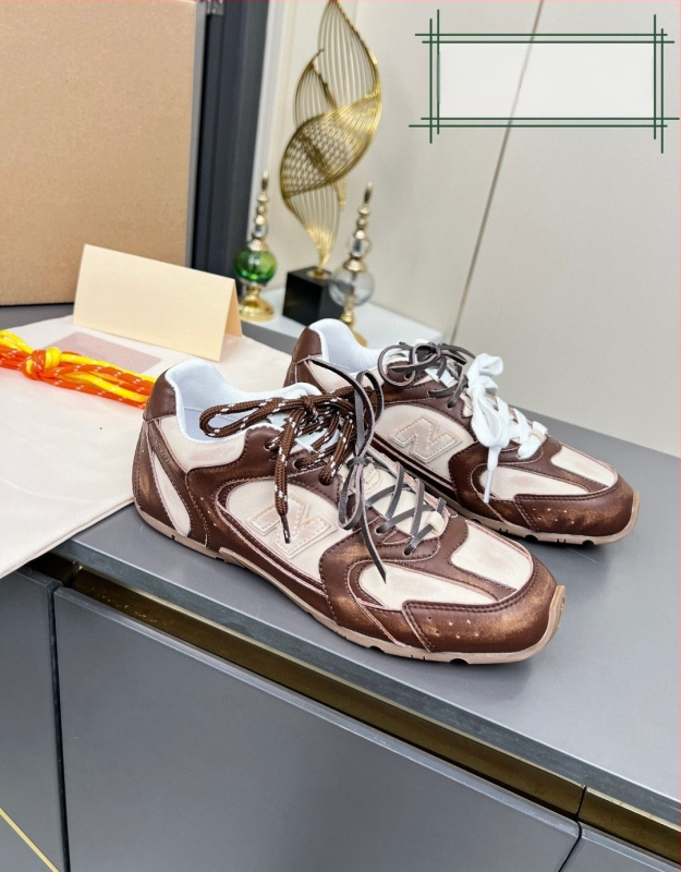 Miaojia 530 obojeno blokirane slip-on papuče, vintage izgreban stil, svakodnevne tenisice s vezicama i zatvorenim prstima
