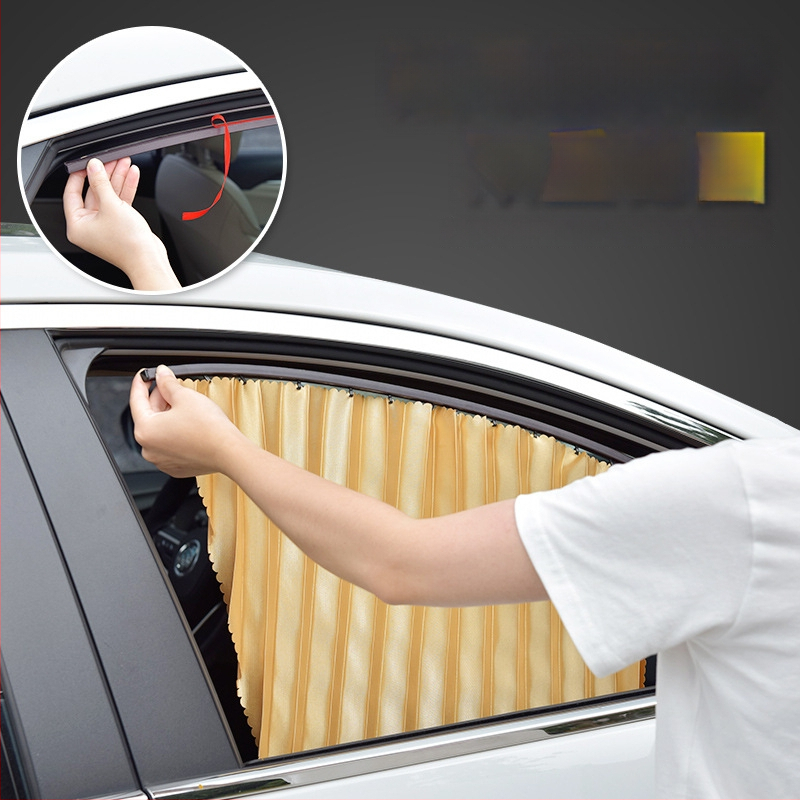 Magnetno sjenilo za auto s tračnicom, zavjesa za prozor, zaštita od sunca i izolacija topline, univerzalni bočni štit vozačkog automobila