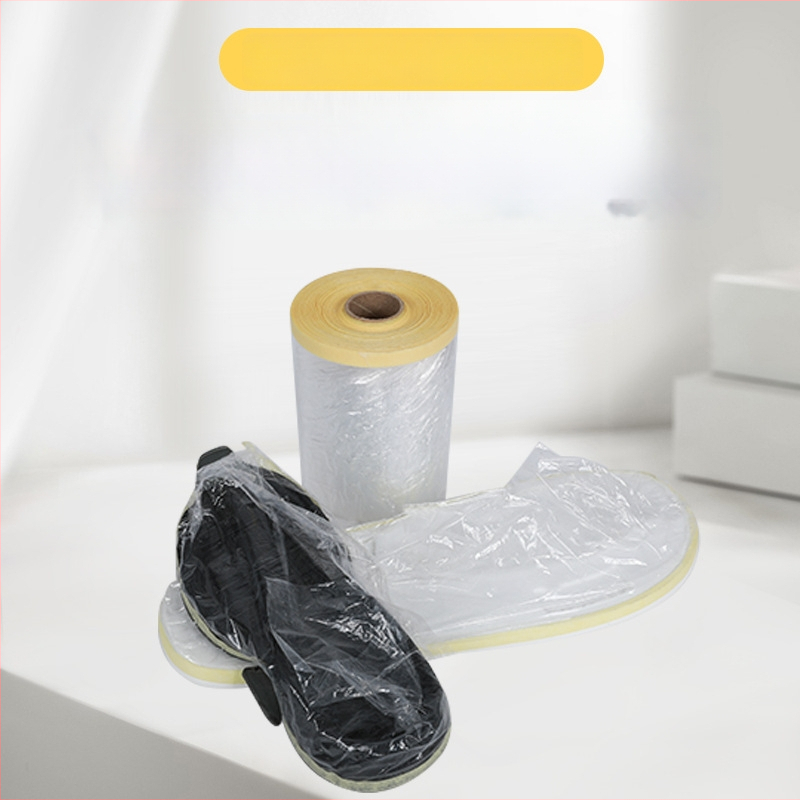 Maskirajuća folija otporna na visoke temperature za potplat cipela, silikonski maskirajući papir, zaštitna folija za odvajanje boja pri nanošenju PU potplata, teksturirani papir + PP film, širina 5/8/10 cm, duljina 35 yd, marka Changxinsu