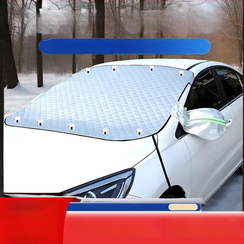 Pokrov za snijeg za automobil s magnetskim debelim polukrovom i zaštita prednjeg vjetrobranskog stakla od smrzavanja