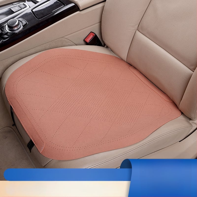 Jastuk za auto sjedalo od suede kože, set od tri komada, prozračan za sve sezone.