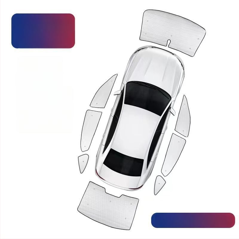 Univerzalni auto sunshade za prednje staklo i unutarnje bočne prozore s toplinskom izolacijom