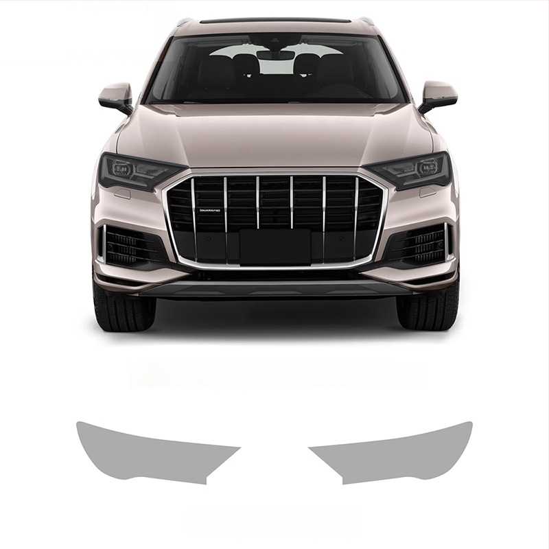 TPU zaštitna folija za Audi Q7 Sport Edition s promjenom boje pod svjetlom, bijelu na ljubičastu i bijelu na crnu