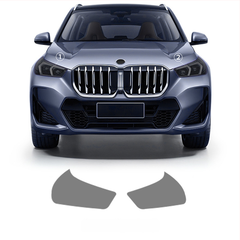 TPU zaštitno filmsko pokrivalo za farove s promjenom boje za BMW X1 (U11): od bijele do ljubičaste i od bijele do crne