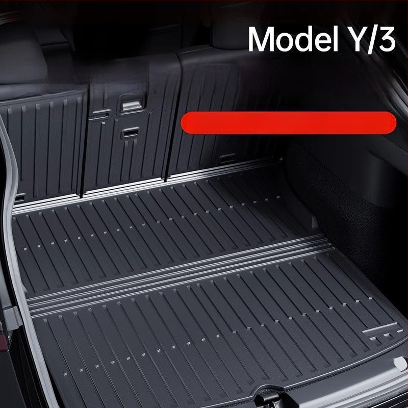 Set TPE prostirke za prtljažnik za Tesla Model 3 Y verziju, potpuno pokrivanje, jastuk za stražnji naslon, prednji i stražnji prostirci prtljažnika