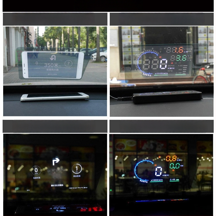 Reflektirajući film za automobil HUD i projekciju navigacije putem mobitela — HD zaštitni film bez artefakata