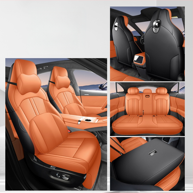 Komplet kožna navlaka za automobilna sjedala za Xiaomi Yu7, univerzalna za sve sezone