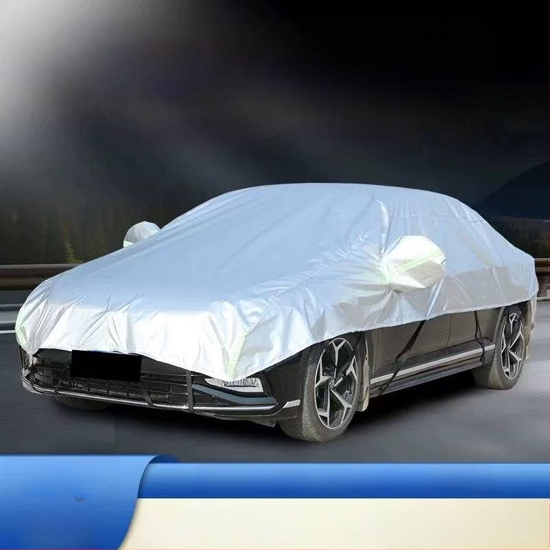 Univerzalni auto pokrov od Oxford platna – debeli štit za sunce za prednje staklo, toplinska izolacija i zaštita od smrzavanja, polukrov