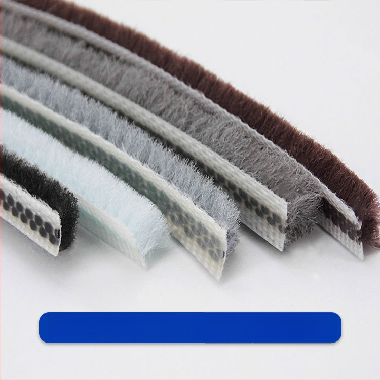 Puhasti brtveni trak za klizna vrata i prozore, za okvire od aluminijske legure/plastično-čeličnog profila, vjetro- i zvučna izolacija