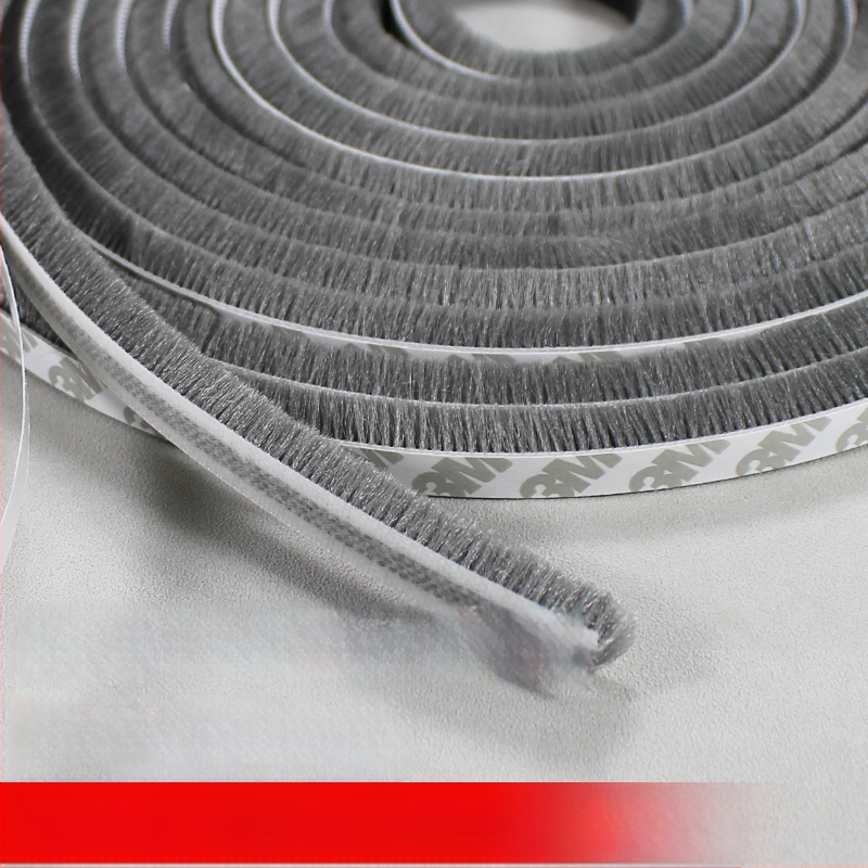Samoljepljiva brtvena traka za klizna vrata i prozore, PVC-aluminijsko/plastični okvir, zatvara praznine, otporna na vjetar i prašinu