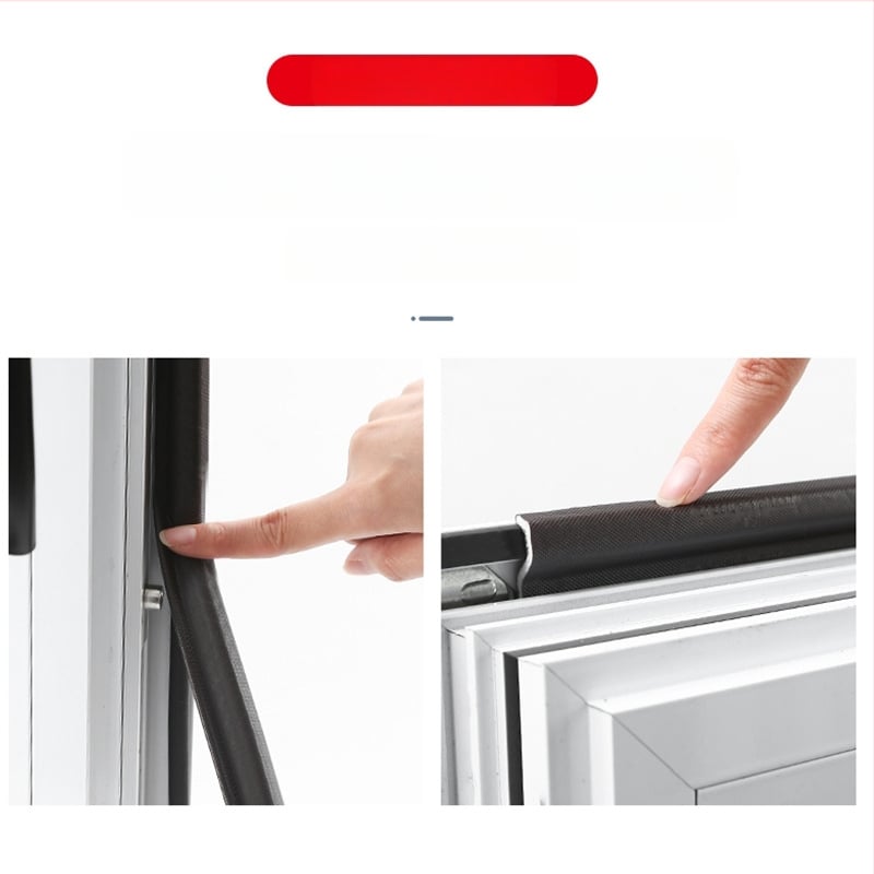 Brtveni trak za kasetne prozore s termički odvojenim aluminijskim okvirom i PVC profilima — otporan na vjetar, toplinska i zvučna izolacija