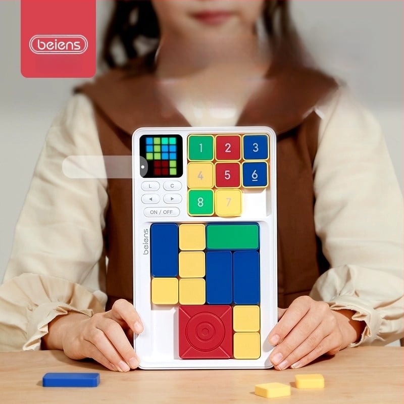 Magnetska učna puzzle igra za djecu — glazbena funkcija, plastična konstrukcija, napajanje baterijama, razvoj vida i intelekta, uzrast 7–14 godina
