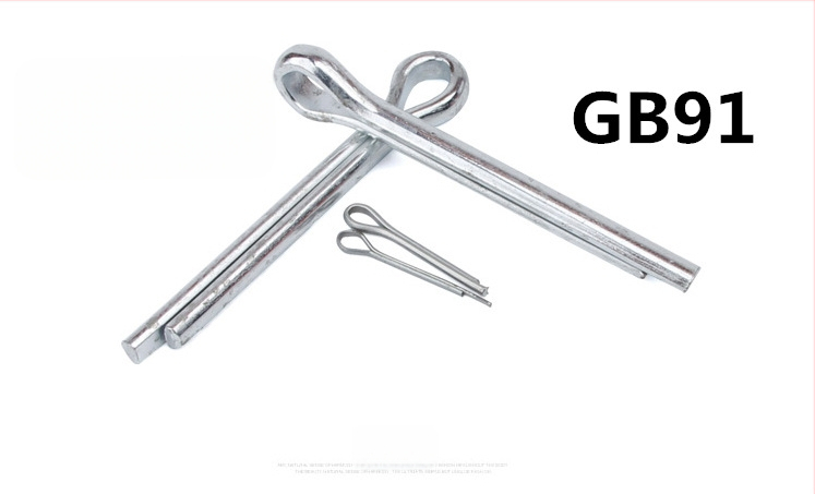 4 mm-es galvanizált cotter pin GB91, szénacél Q235