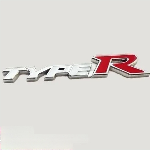 Metalni emblem Civic desete generacije, Type R stil, za prednji i stražnji dio automobila