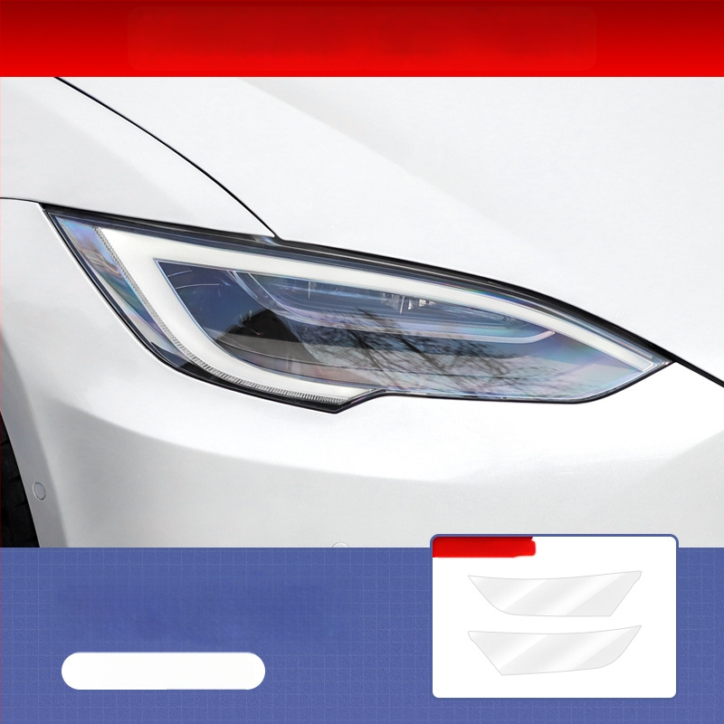 Tesla TPU film za prednja i stražnja svjetla s kontrolom osvjetljenja, tamnjenje i promjena boje, kompatibilan s Model 3, X, S, Y
