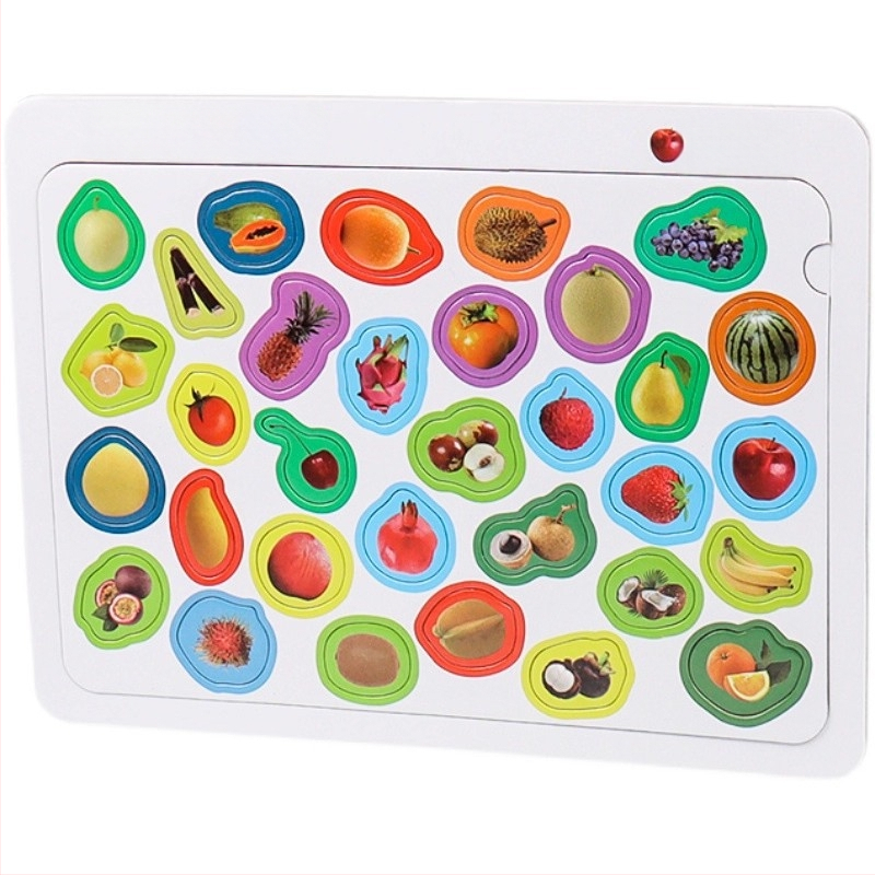 Puzzle za alfabetizaciju za djecu 3–6 godina, obrazovna igračka za prepoznavanje znakova, za dječake i djevojčice, razvoj mozga