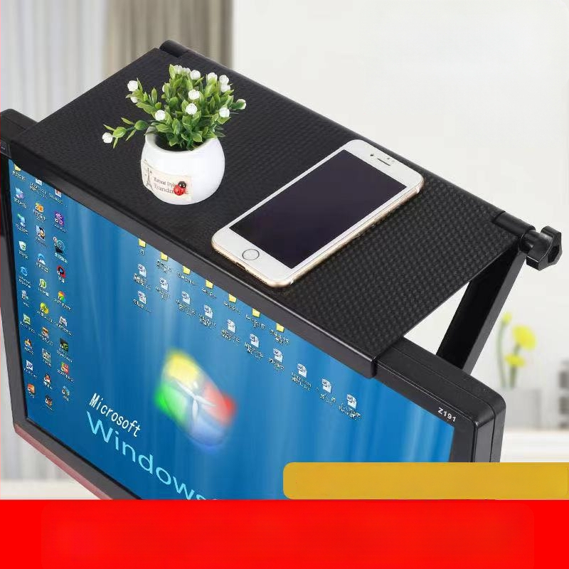Polica iznad televizora/monitorja za set-top kutiju i usmjerivač, bez bušenja, bežično skladištenje