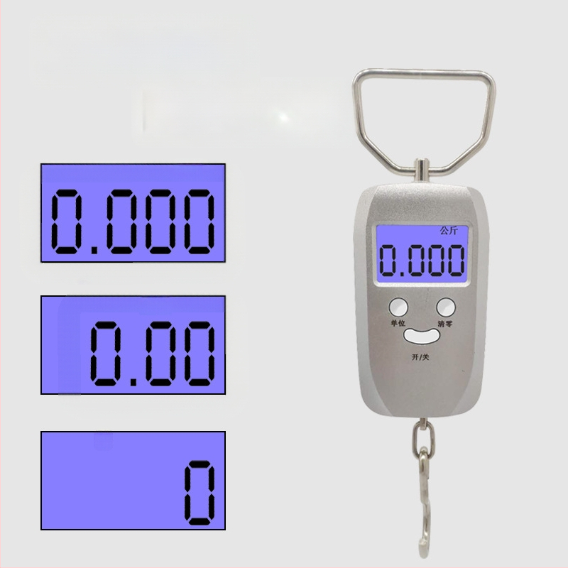Prijenosna elektronička vaga, 50 kg, precizna gram vaga za prtljagu i povrće