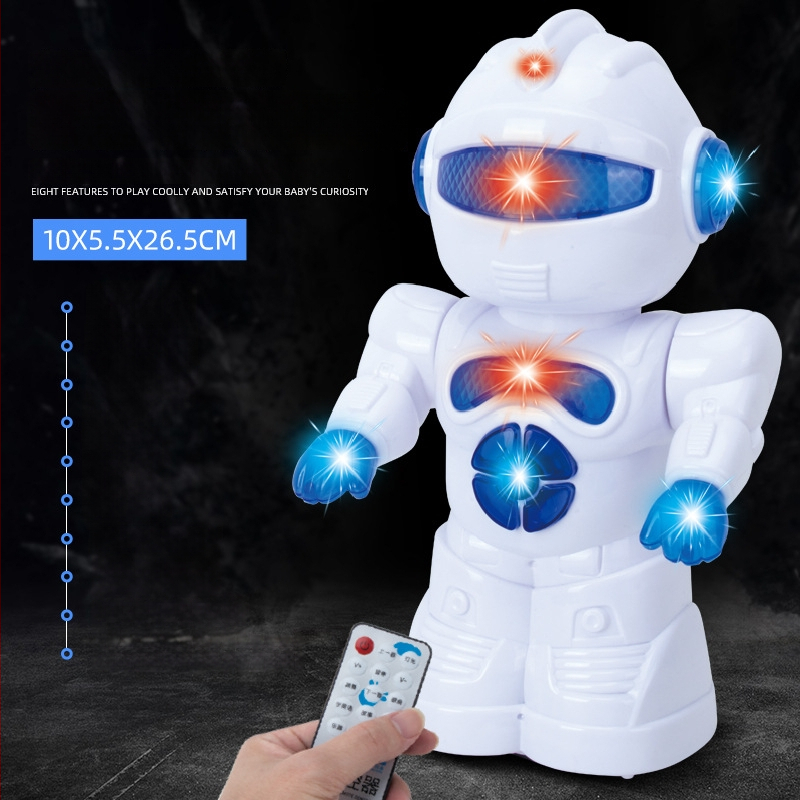Dječja edukativna igračka: višefunkcionalni robot za rano obrazovanje s daljinskim upravljačem, svjetlom i glazbom, interakcija roditelj-dijete