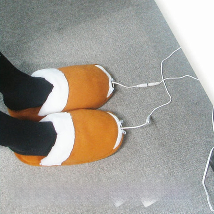USB grijane papuče za dom, unisex, električno grijanje stopala