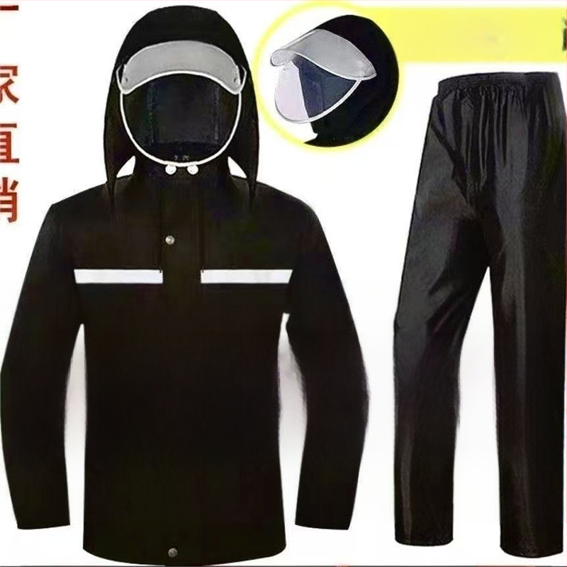 Set debelog kišnog kaputa i hlača za dostavljače, dug kišni kaput za odrasle, unisex
