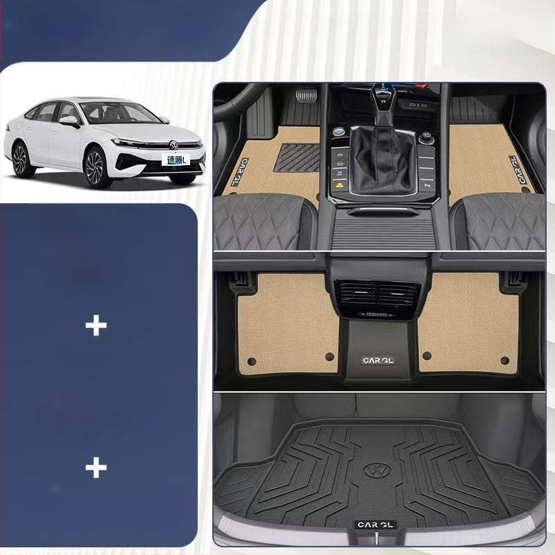 TPE kompletno pokrivene automobilske prostirke za VW Sagitar L, modeli 2012–2026