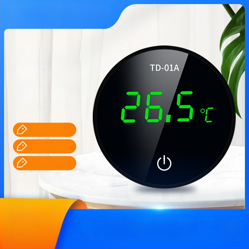Vanjski LCD termometar za akvarij, visoko precizan elektronički termometar s funkcijom jednog gumba za konverziju