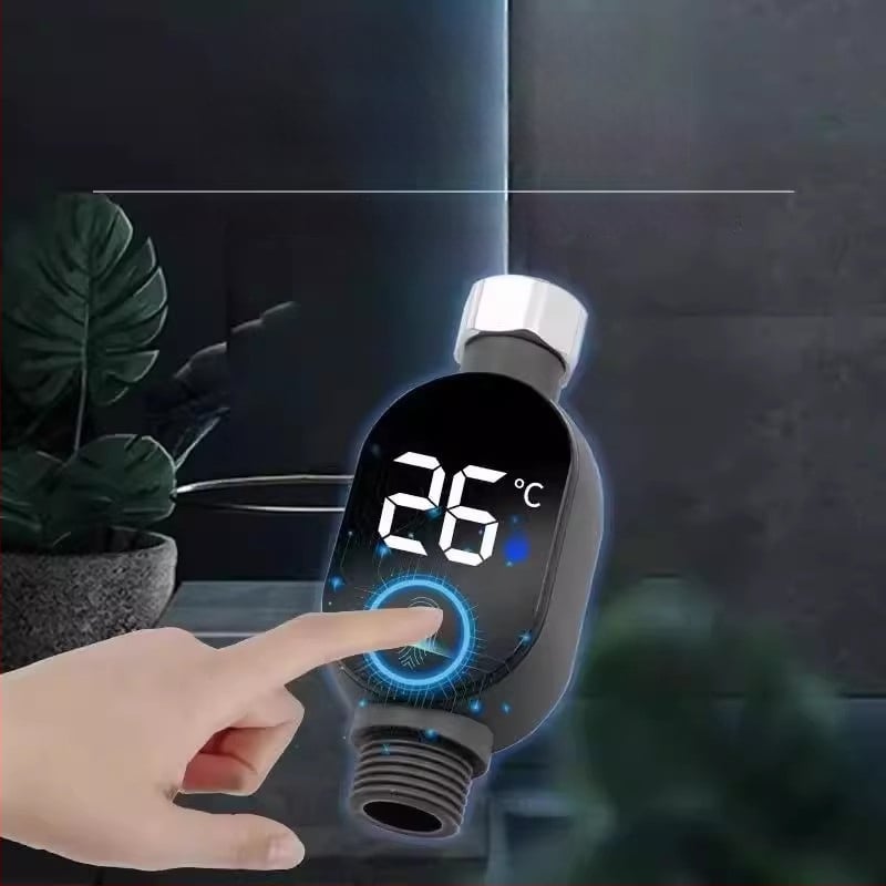 Kućni vodootporni digitalni termometar za kupaonicu s LCD prikazom – precizno mjerenje temperature za tuš i slavinu, poboljšana vlaga i temperatura
