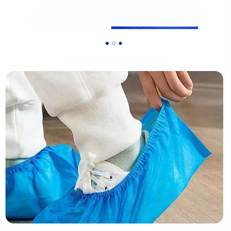Jednokratne zaštitne navlake za cipele od netkanog materijala, deblje, prašini otporne, protivklizne, otporne na habanje, 17×40 cm