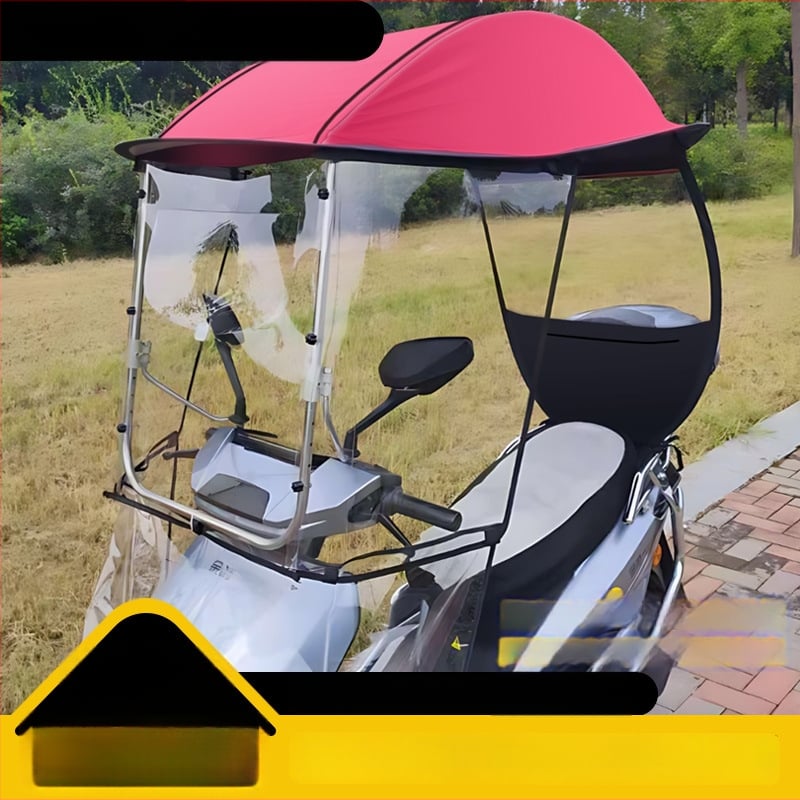 Krovno sklonište za električna vozila, sjenilo za E‑bike i motocikl, otporno na kišu i vjetar