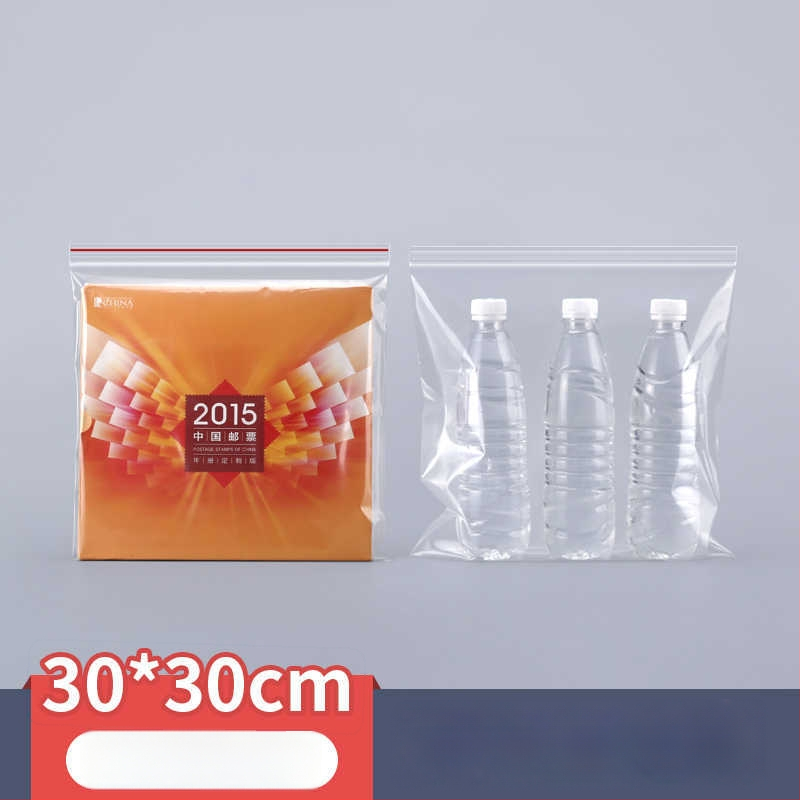 30x30 cm PE samozatvarajuće četvrtaste plastične vrećice za čuvanje hrane, pakiranje voća i korištenje u hladnjaku
