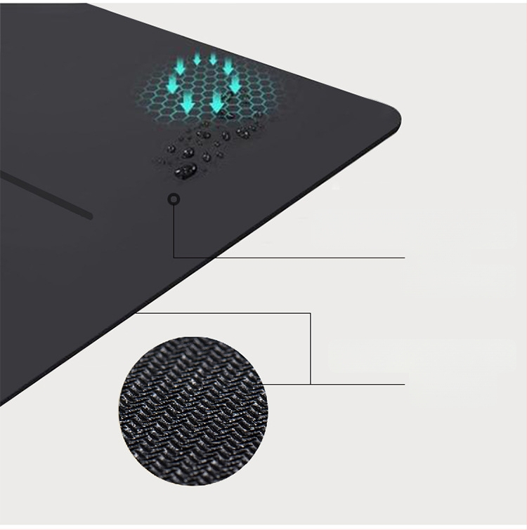 Mini joga prostirka od PU prirodnog kaučuka s podrškom za ruku i protukliznom površinom za meditaciju, 40×60 cm